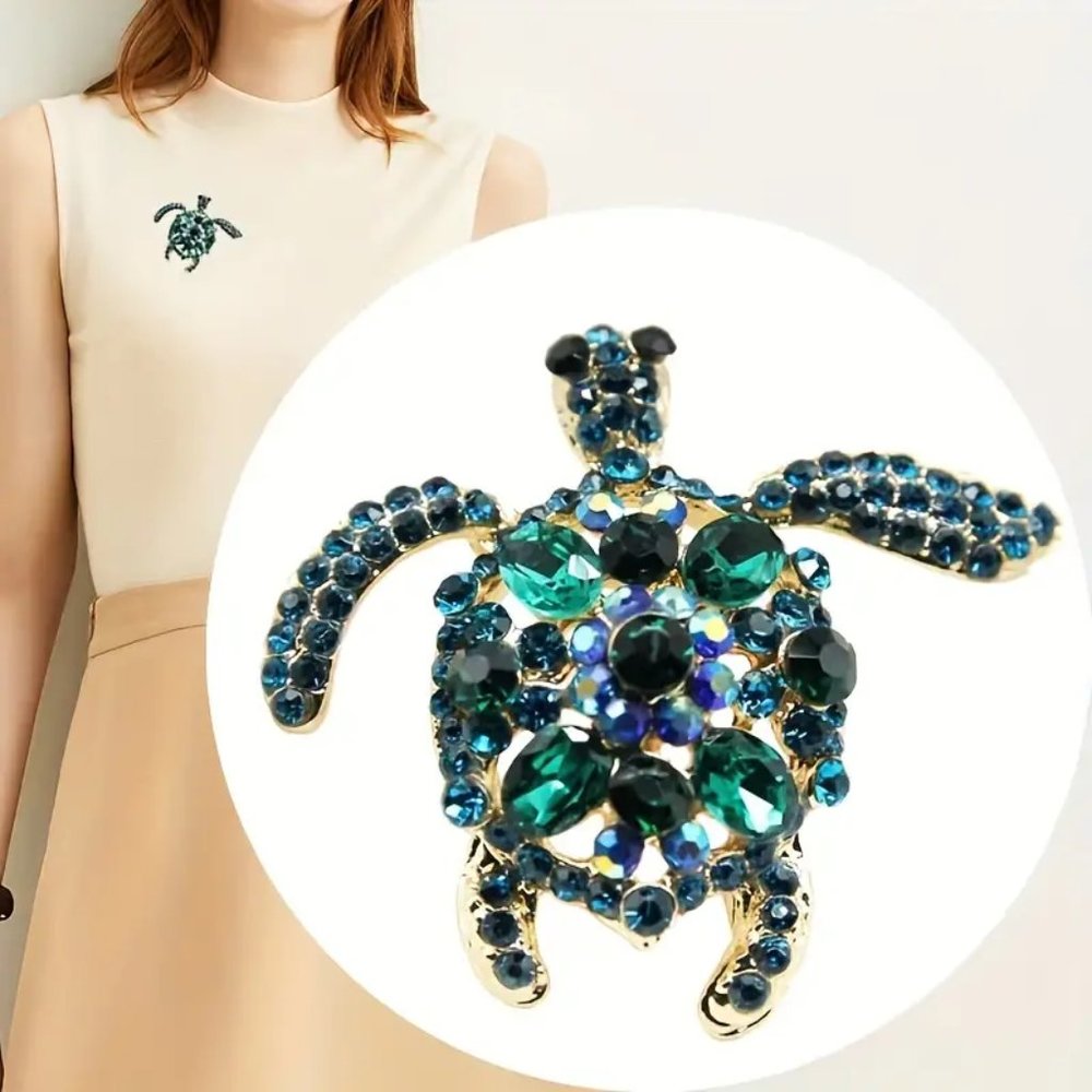 Turtle Brooch - Picture 3 of 7